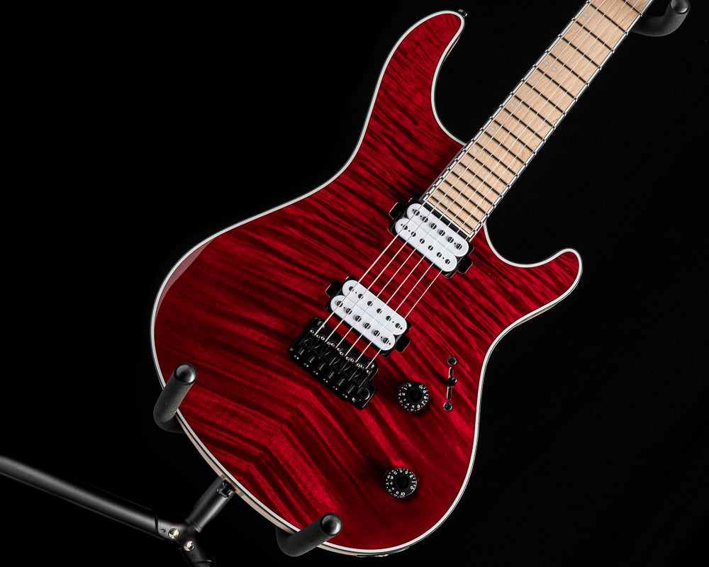 ギター mayones regius pro V24 Mayones Regius V24 6 Transparent Red Gloss