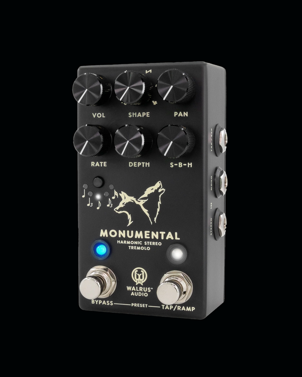 Walrus Audio Monumental Harmonic Stereo Tremolo Black