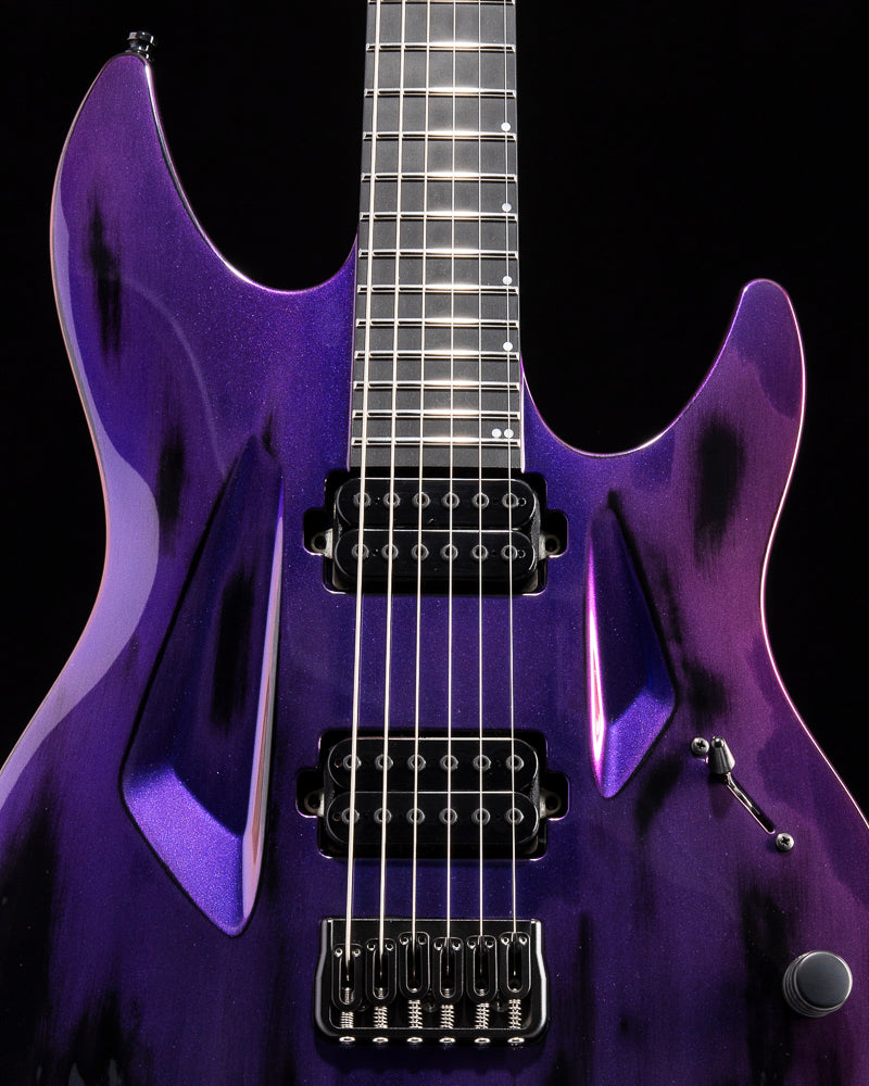 Aristides 060 NAMM 2026 Worn Purple/Red Chameleon