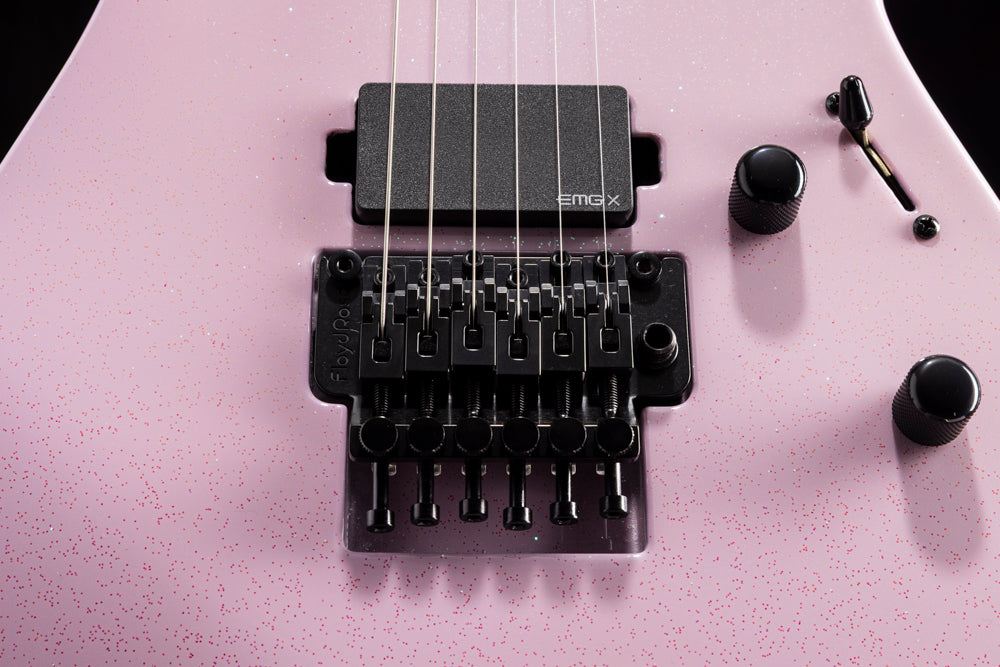 ESP USA M-II DX Floyd Rose Lavender Sparkle
