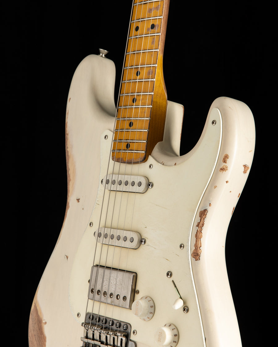 2015年製 Nash Guitars s57 Mary Key Nash S-57 SSH Mary Kaye White Custom Electric Guitar | Aged
