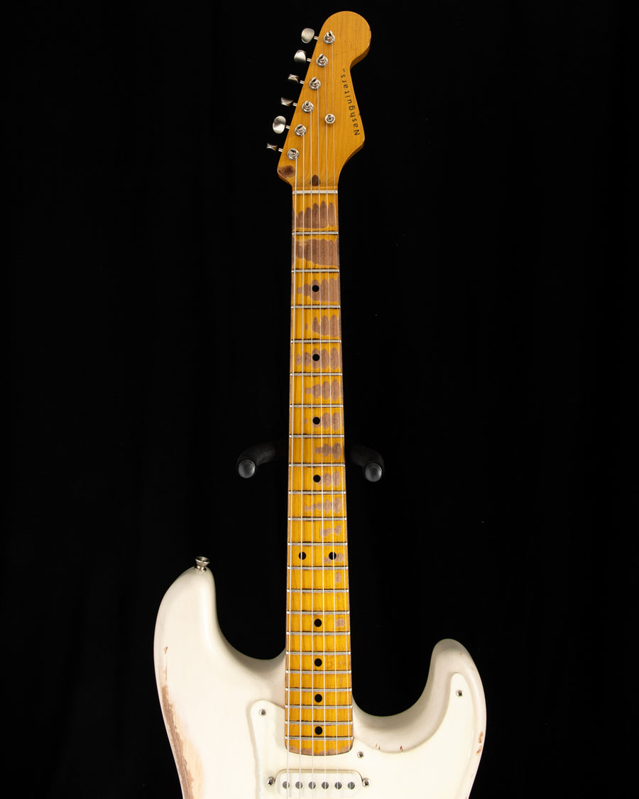 2015年製 Nash Guitars s57 Mary Key Nash S-57 SSH Mary Kaye White Custom Electric Guitar | Aged