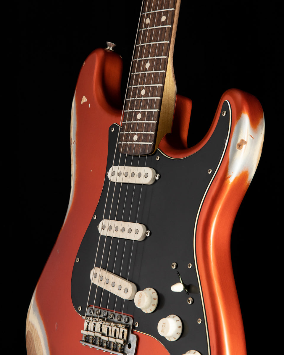 Nash S-67 Candy Tangerine Custom Electric Guitar | Aged