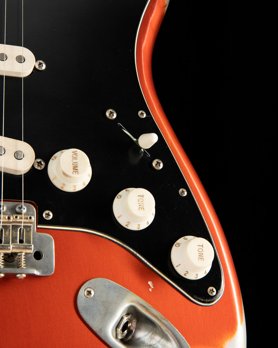 Nash S-67 Candy Tangerine Custom Electric Guitar | Aged