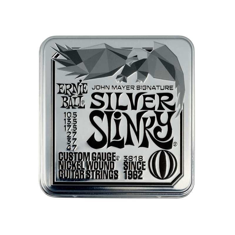 Ernie Ball John Mayer Silver Slinky Signature Electric Guitar Strings 3-Pack