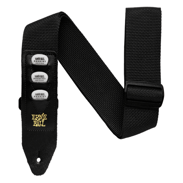 Ernie Ball Black Polypro Pickholder Strap