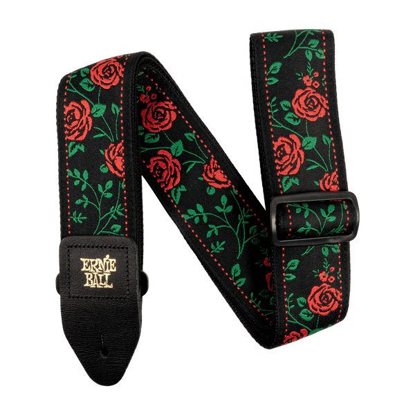 Ernie Ball Classic Jacquard Guitar Strap Spanish Rose