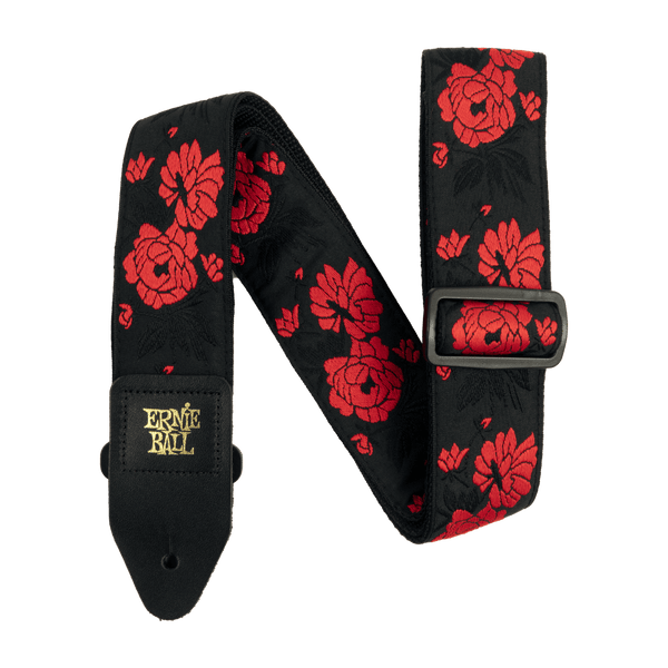 Ernie Ball Classic Jacquard Guitar Strap Tango Rose