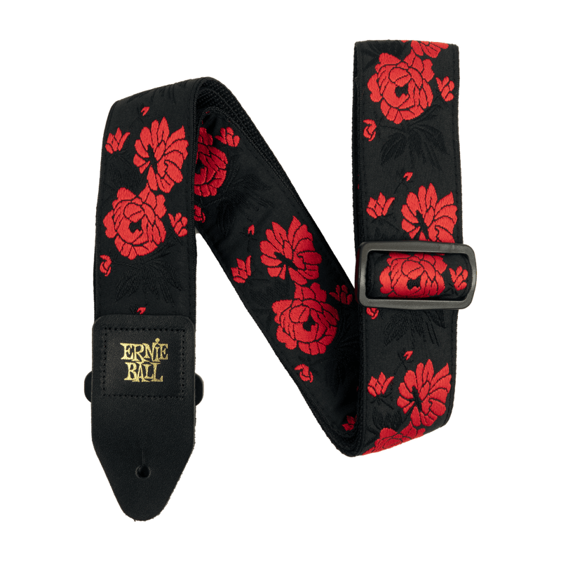 Ernie Ball Classic Jacquard Guitar Strap Tango Rose