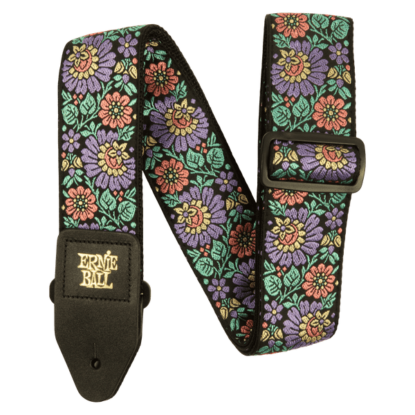 Ernie Ball Classic Jacquard Guitar Strap Evening Bloom