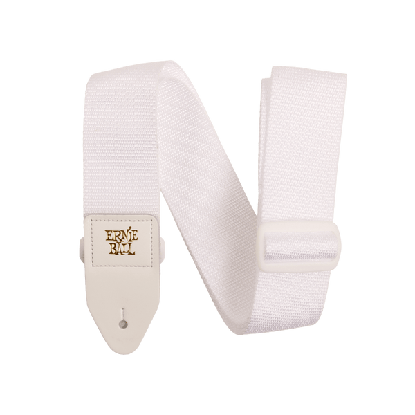 Ernie Ball Polypro Strap White/White
