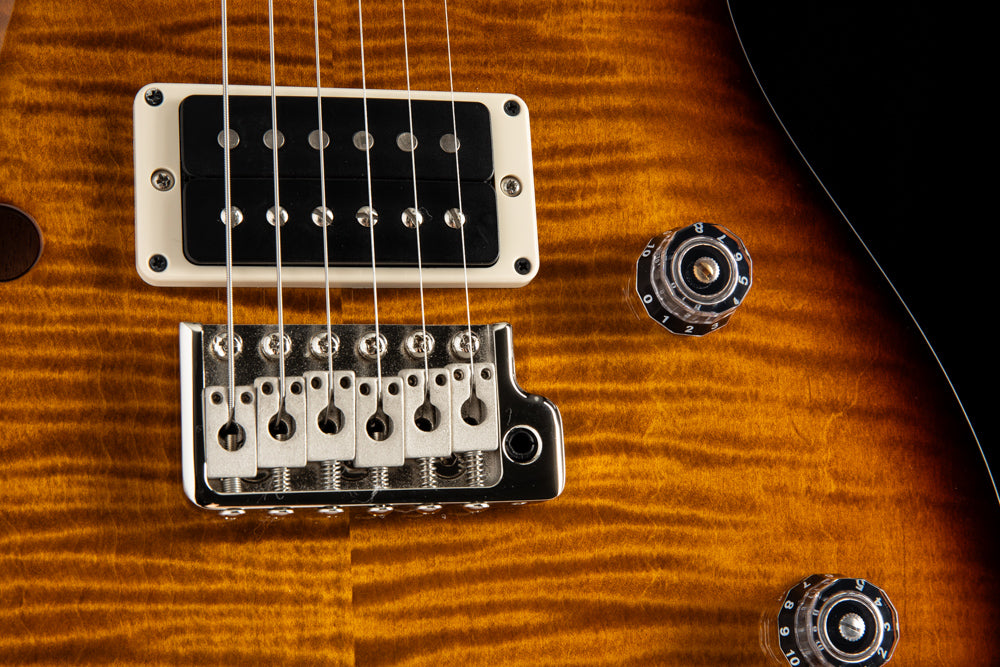 Paul Reed Smith CE 24 Semi-Hollow Black Amber | PRS Electric Guitar