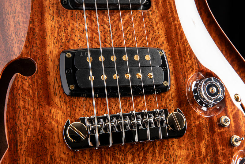 Paul Reed Smith Employee Modern Eagle V Semi-Hollow Piezo Natural Smokeburst