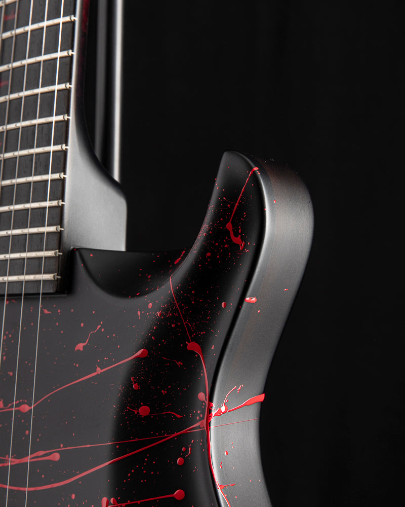 Paul Reed Smith Private Stock Floyd Custom 24 Satin Blood Red Splatter
