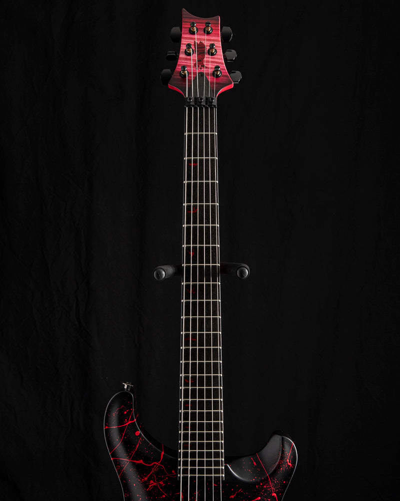 Paul Reed Smith Private Stock Floyd Custom 24 Satin Blood Red Splatter