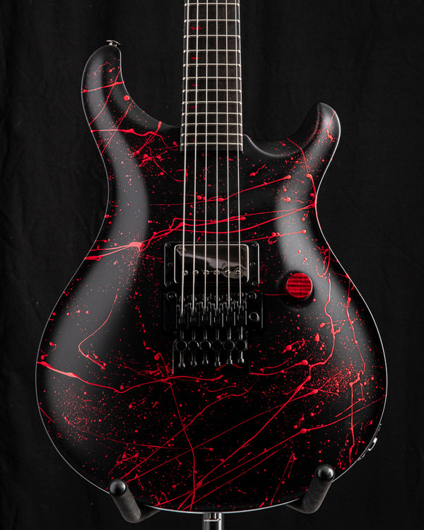 Paul Reed Smith Private Stock Floyd Custom 24 Satin Blood Red Splatter