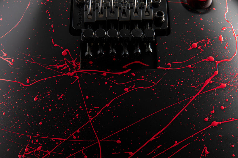 Paul Reed Smith Private Stock Floyd Custom 24 Satin Blood Red Splatter