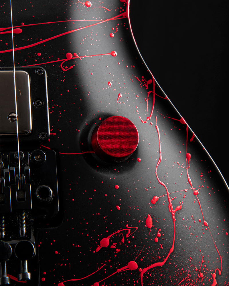 Paul Reed Smith Private Stock Floyd Custom 24 Satin Blood Red Splatter
