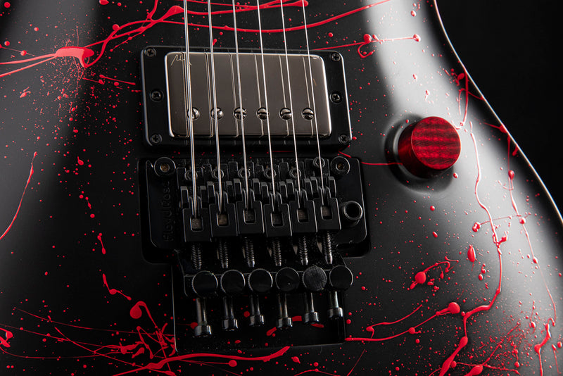 Paul Reed Smith Private Stock Floyd Custom 24 Satin Blood Red Splatter