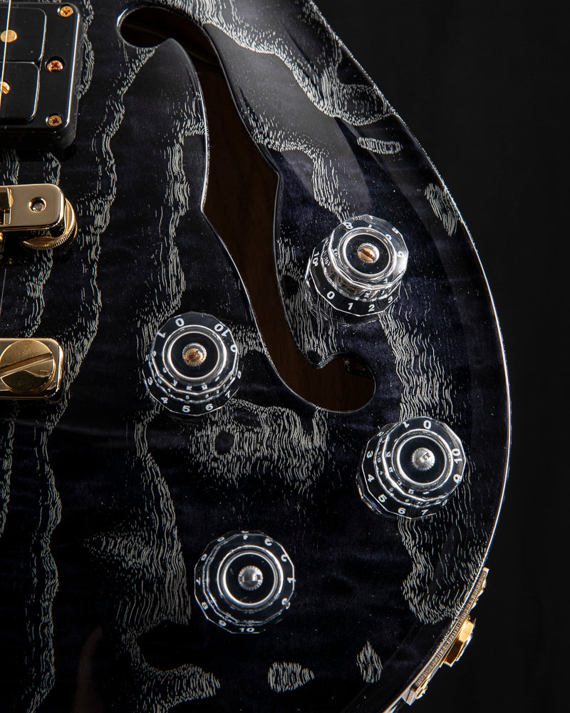 Paul Reed Smith Private Stock McCarty 594 Hollowbody II Black With White Grainfill