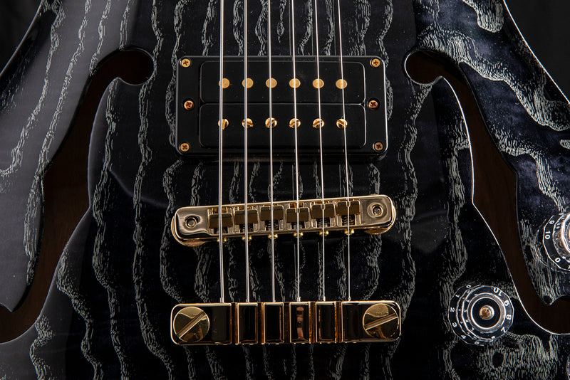 Paul Reed Smith Private Stock McCarty 594 Hollowbody II Black With White Grainfill