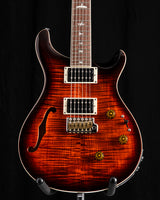 Paul Reed Smith SE Custom 24 Semi-Hollow Piezo Orange Tiger Smokeburst