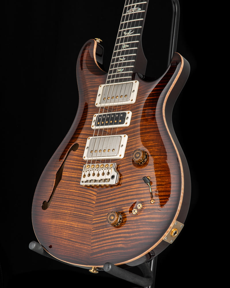 Used Paul Reed Smith Wood Library Artist Special Semi-Hollow Black Gold Burst