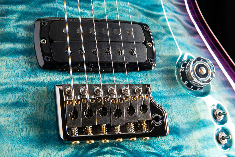 Paul Reed Smith Wood Library Custom 24-08 Aquableux Purple Burst Brian
