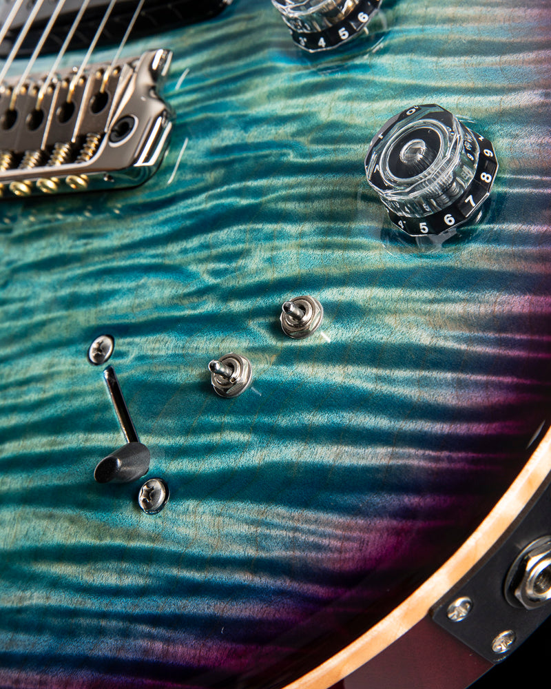 Paul Reed Smith Wood Library Modern Eagle V Aquableux Purple Burst Brian's Guitars Limited