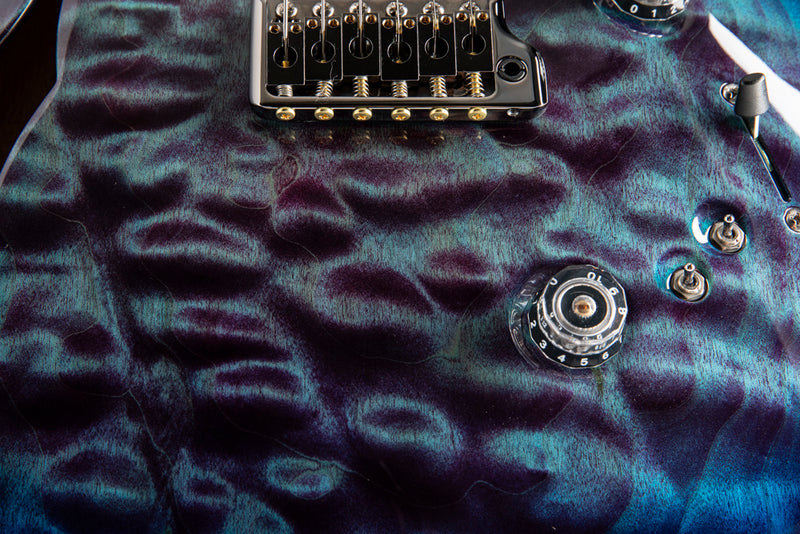 Paul Reed Smith Wood Library Special Semi-Hollow Violet Blue Burst Brian's Guitars Limited