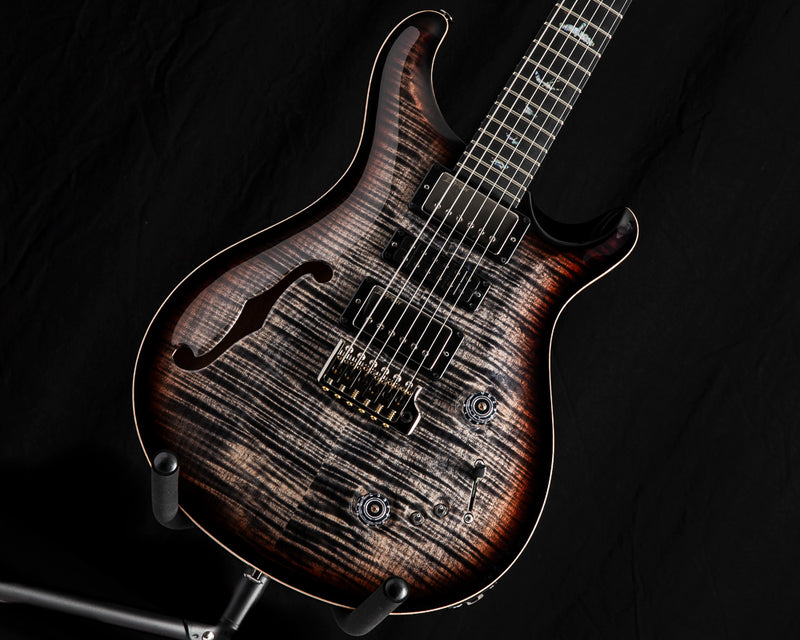 Paul Reed Smith Wood Library Special Semi-Hollow Charcoal Tri-Burst Brian's Limited