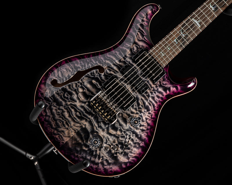 Paul Reed Smith Wood Library Special Semi-Hollow Charcoal Purple Burst Brian's Limited
