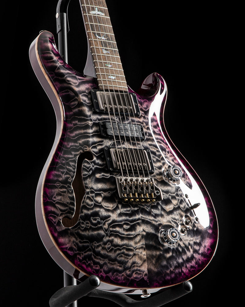 Paul Reed Smith Wood Library Special Semi-Hollow Charcoal Purple Burst Brian's Limited