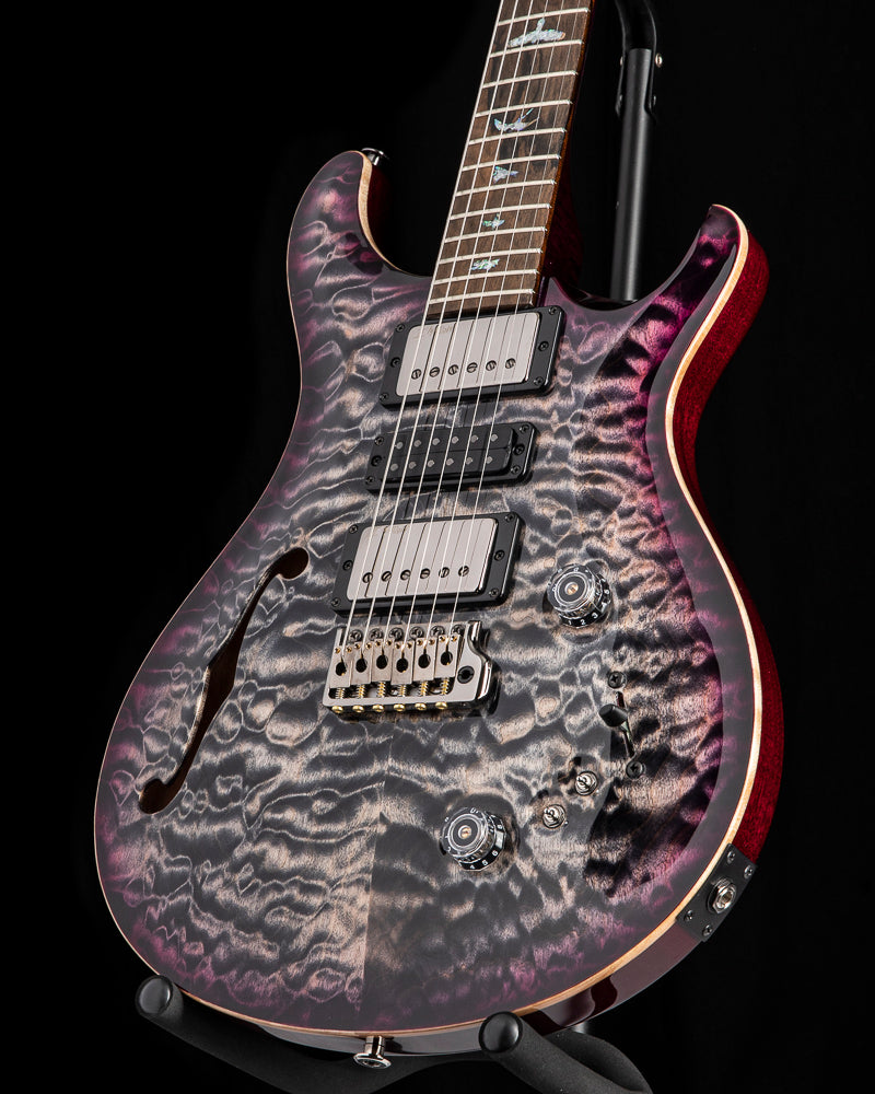 Paul Reed Smith Wood Library Special Semi-Hollow Charcoal Purple Burst Brian's Limited
