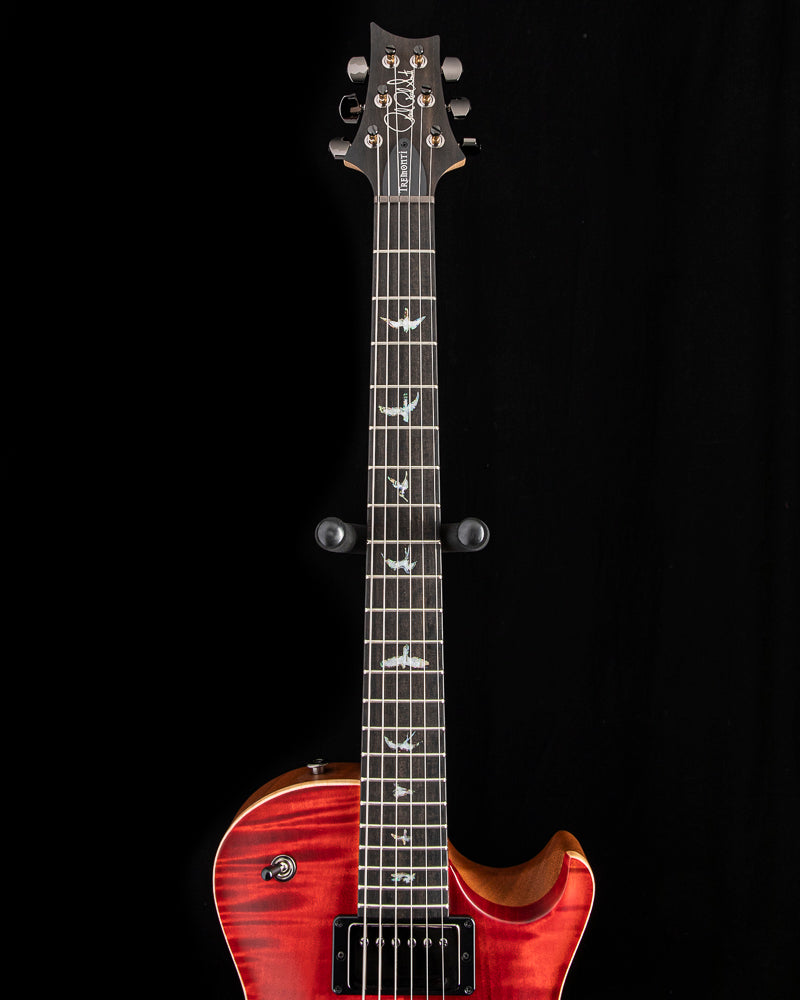 Paul Reed Smith Wood Library Tremonti Satin Fire Red Black Fade Brian's Guitars Limited