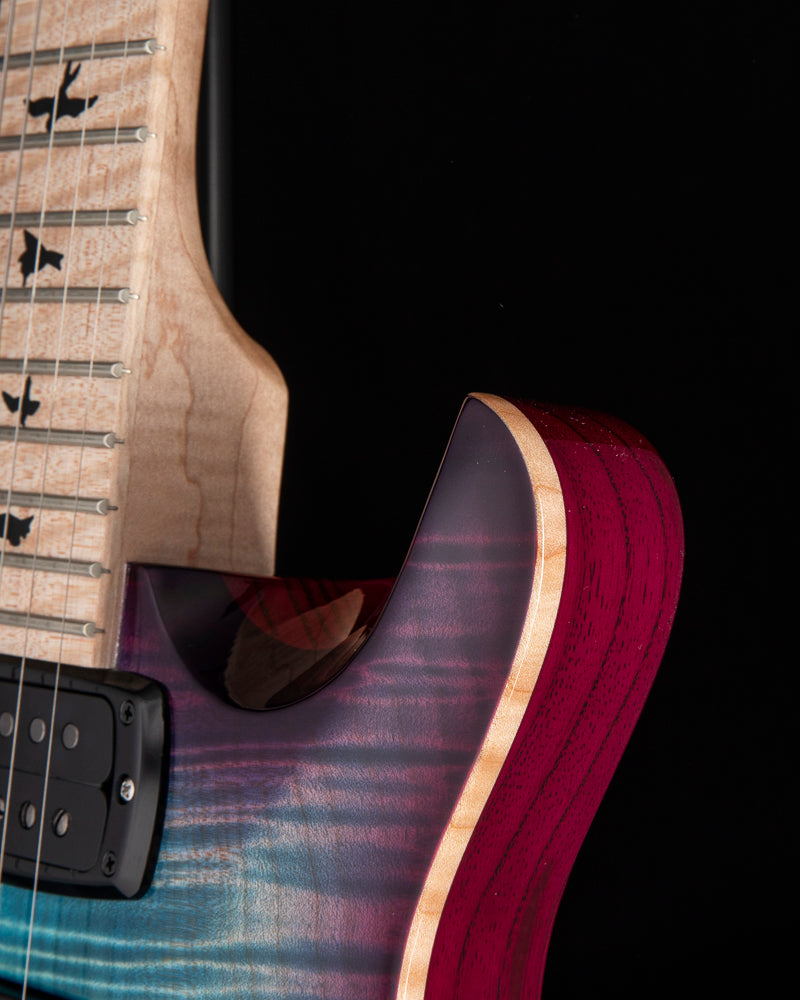 Paul Reed Smith Wood Library Modern Eagle V Aquableux Purple Burst Brian's Guitars Limited