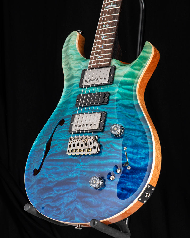 Paul Reed Smith Wood Library Special Semi-Hollow Blue Fade Brian's Guitars Limited