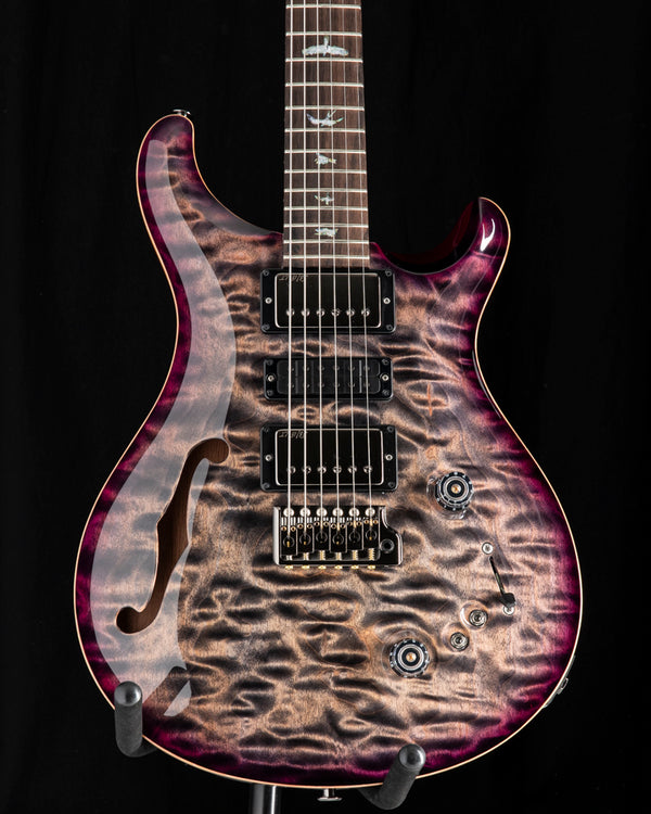 Paul Reed Smith Wood Library Special Semi-Hollow Charcoal Purple Burst Brian's Guitars Limited