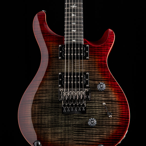 美品　Paul Reed Smith PRS SE Custom 24 Paul Reed Smith SE Custom 24 Floyd Charcoal Cherry Burst