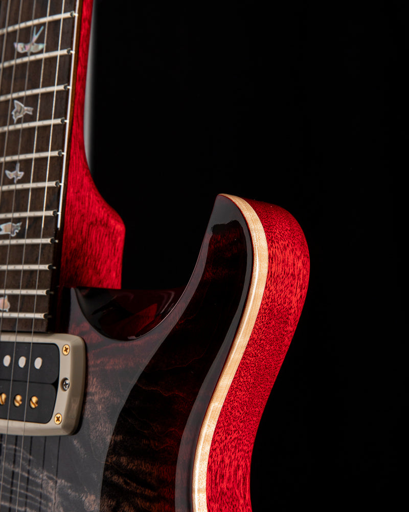 Paul Reed Smith 40th Anniversary Custom 24-08 Semi-Hollow Charcoal Cherry Burst