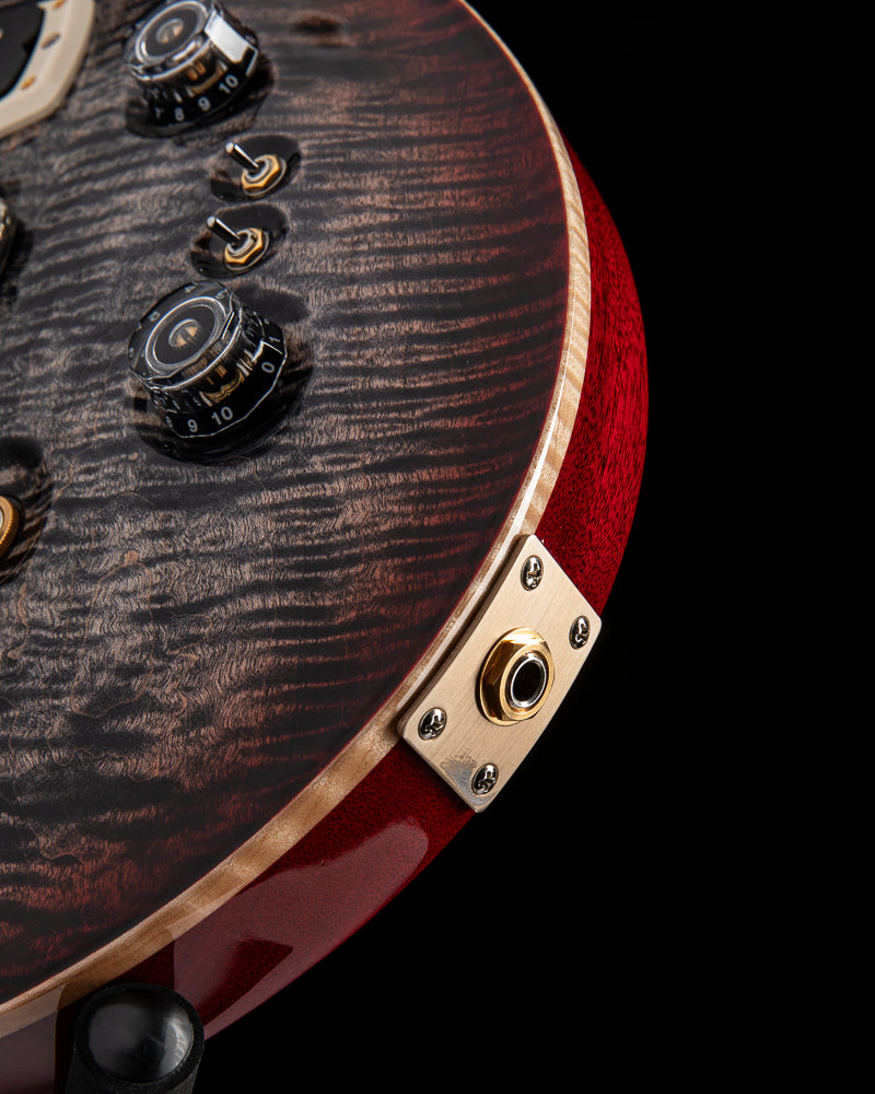 Paul Reed Smith 40th Anniversary Custom 24-08 Semi-Hollow Charcoal Cherry Burst