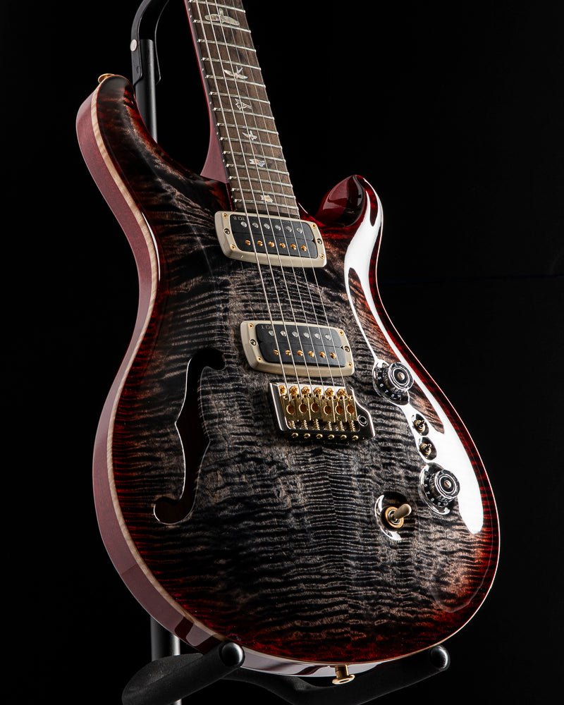 Paul Reed Smith 40th Anniversary Custom 24-08 Semi-Hollow Charcoal Cherry Burst