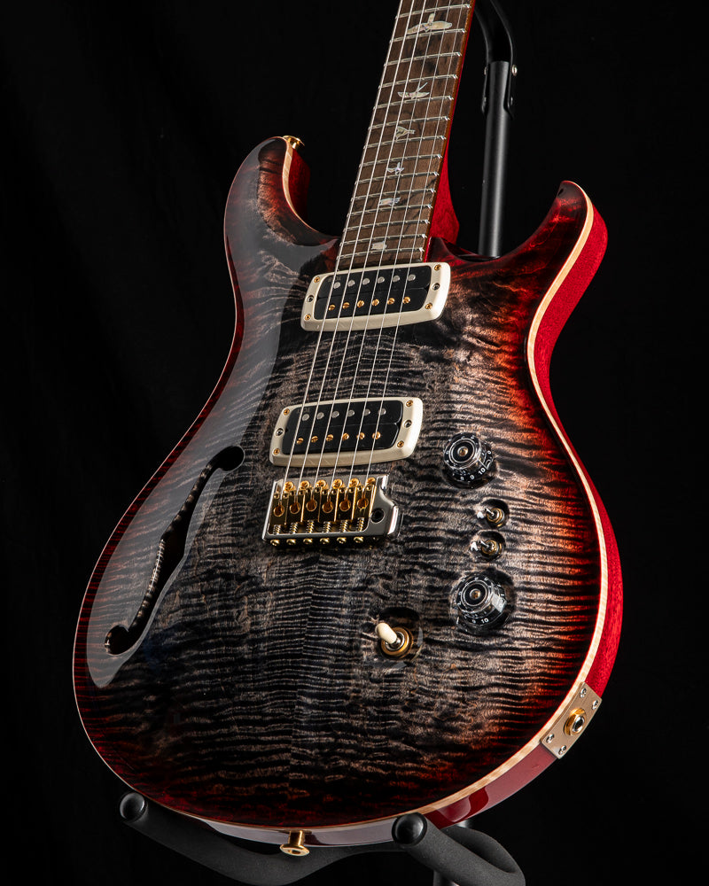 Paul Reed Smith 40th Anniversary Custom 24-08 Semi-Hollow Charcoal Cherry Burst