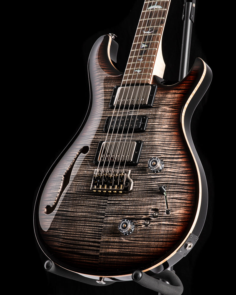 Paul Reed Smith Wood Library Special Semi-Hollow Charcoal Tri-Burst Br