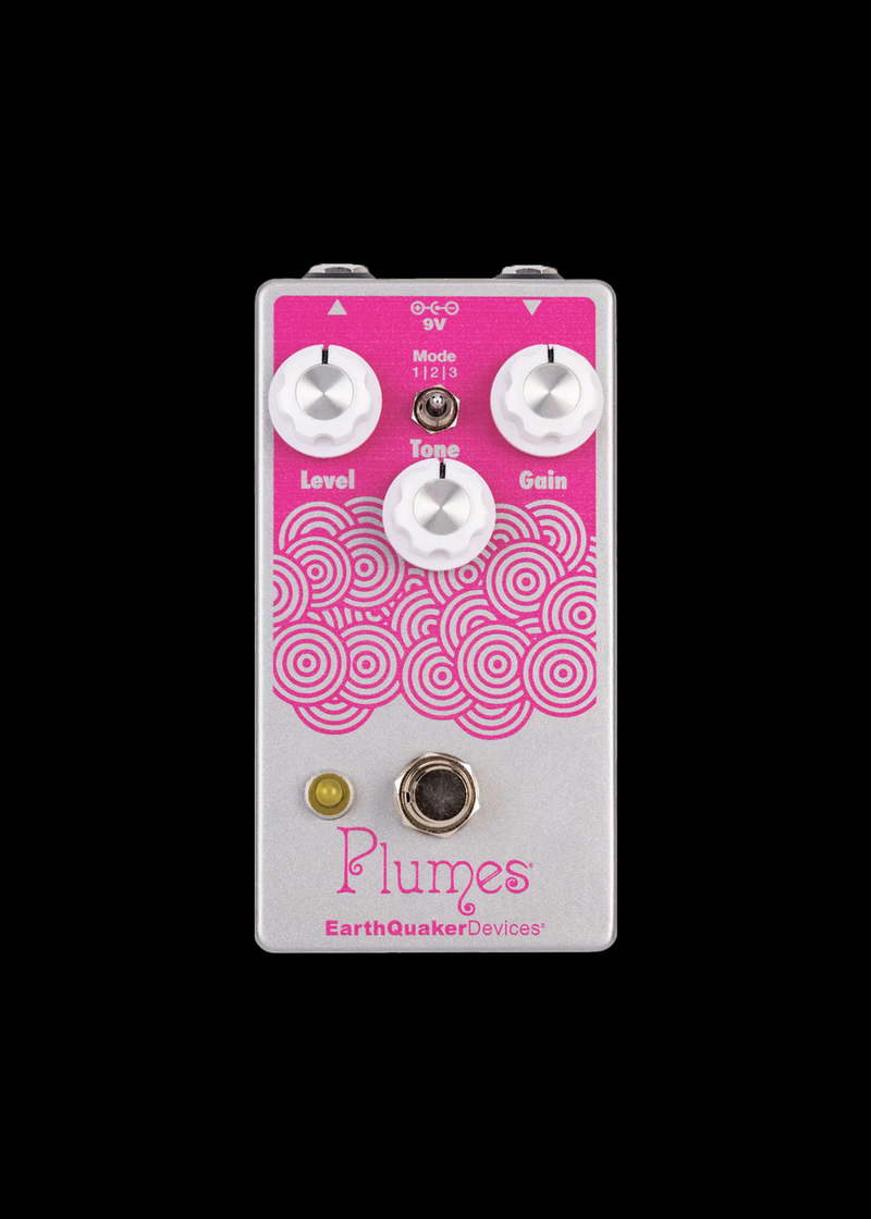 Earthquaker Devices Plumes Small Signal Shredder Stardust Silver Magenta Limited Edition