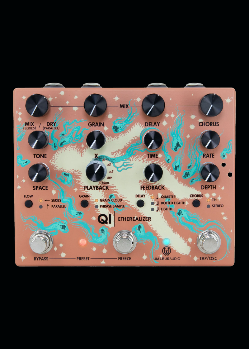 Walrus Audio Qi Etherealizer Terracotta Walrus Audio Qi Etherealizer Terracotta