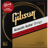 Gibson Coated Phosphor Bronze Acoustic Guitar Strings
