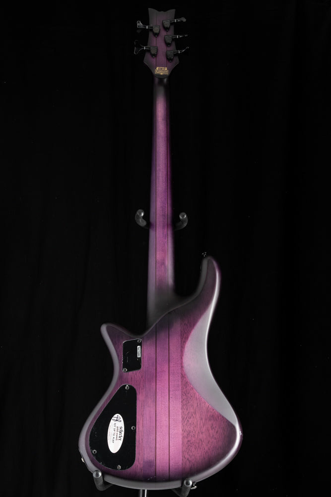 Used Schecter Stiletto Studio V Transparent Purple