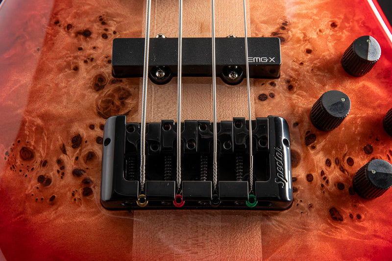 Spector Euro 4 CST Natural Red Burst Gloss