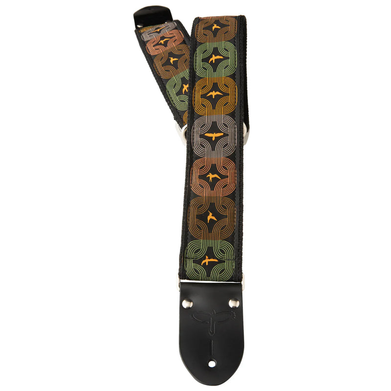 Paul Reed Smith Retro Strap Custom Jacquard Orange Birds